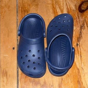 Navy Crocs